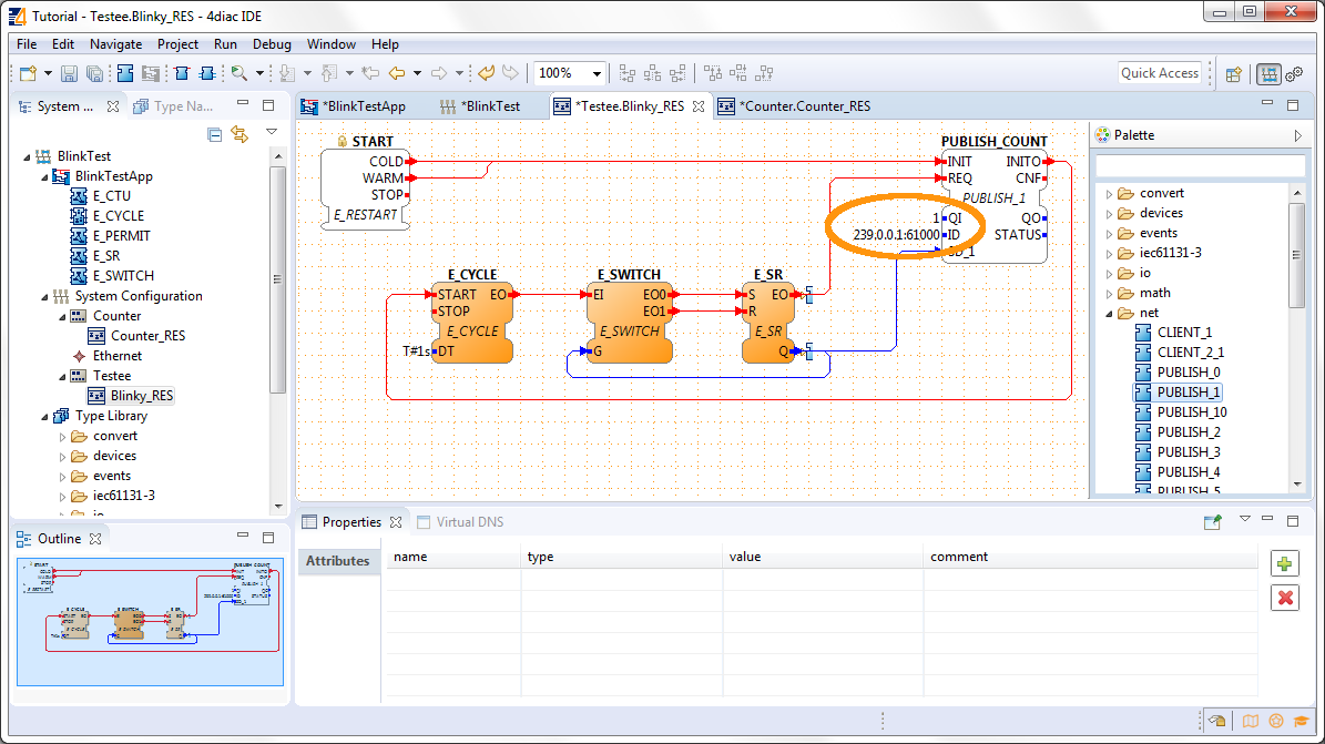 Blinky_RES completely connected