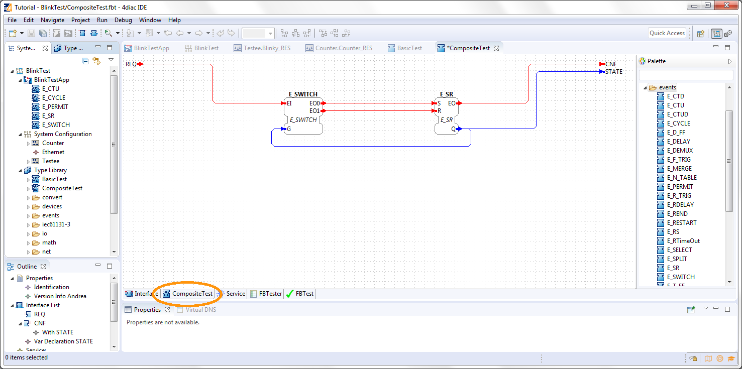 Composite Network example
