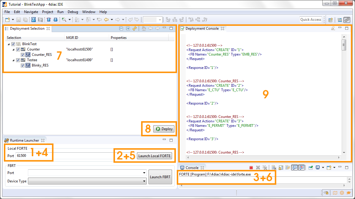 deploying of the application