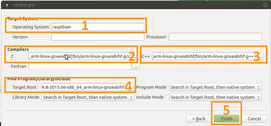 Select cross-compiling tools.